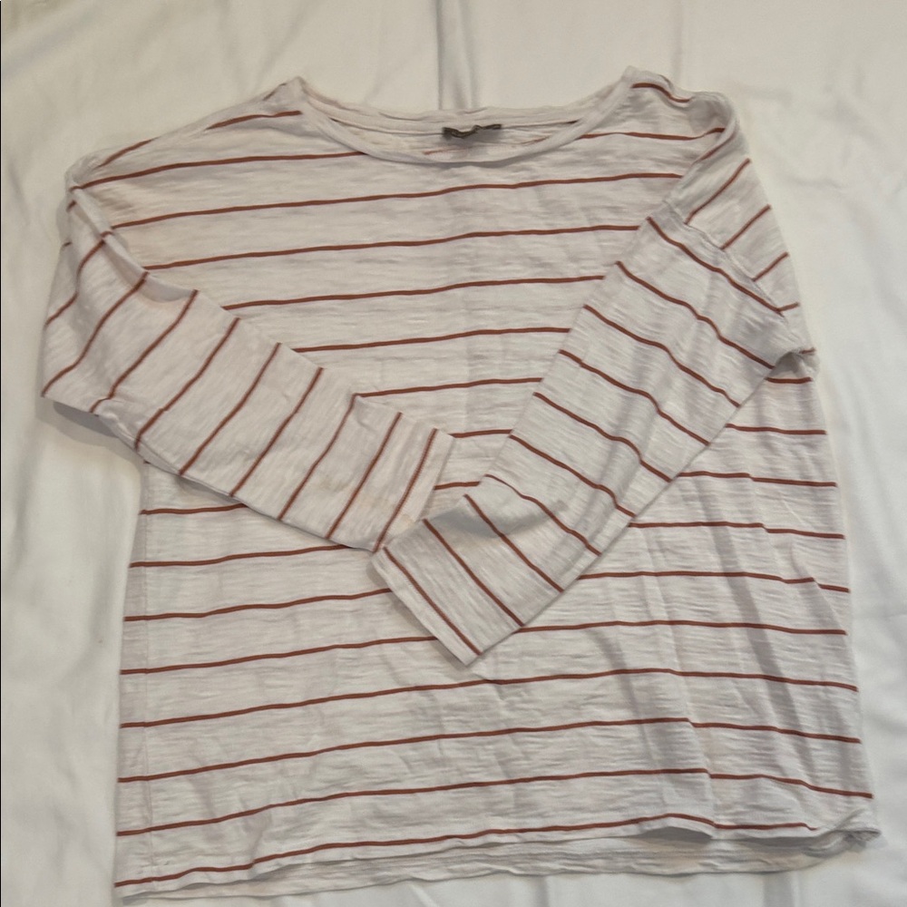 Lilla P women's striped 3/4 shirt, size small